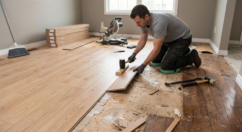 Laminate Floor Remodeling in Sacramento, CA