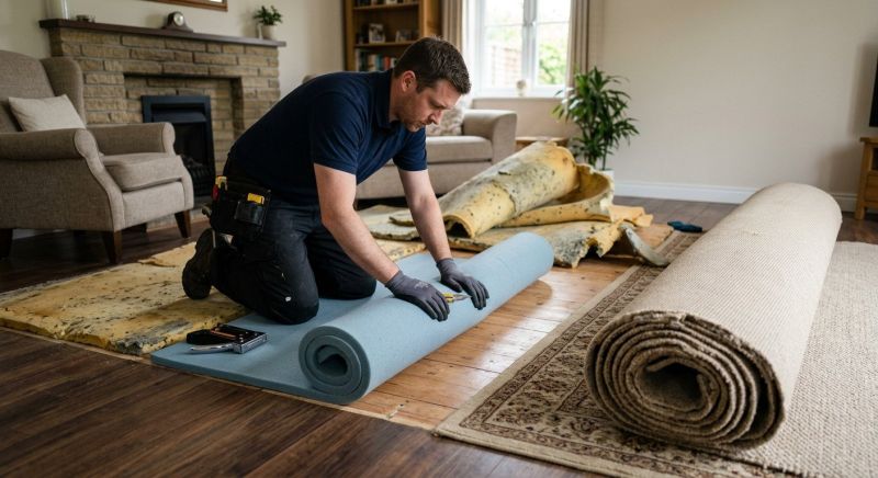 Carpet Underlay Replacement in Olathe, KS