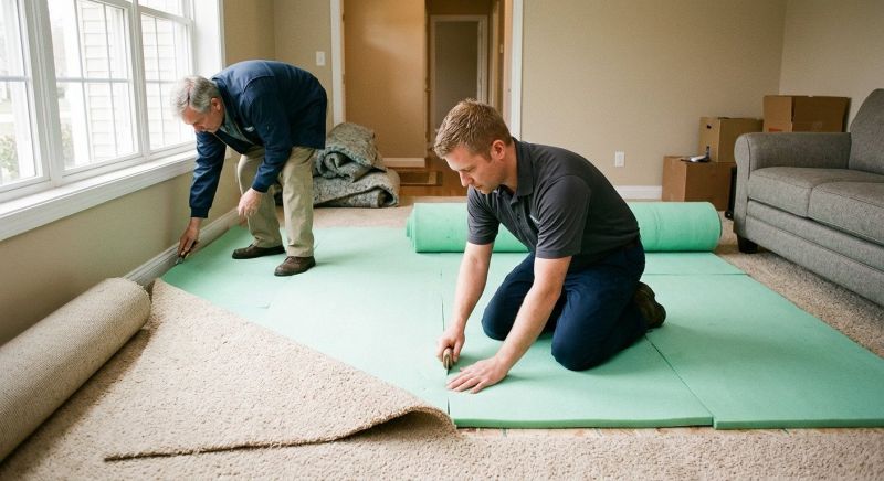 Carpet Underlay Replacement in Overland Park, KS