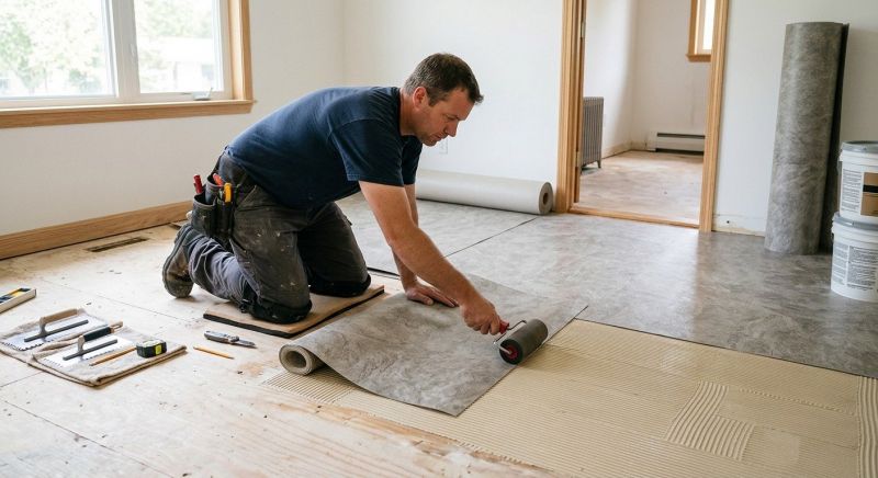 Sheet Vinyl Installation in Manassas, VA