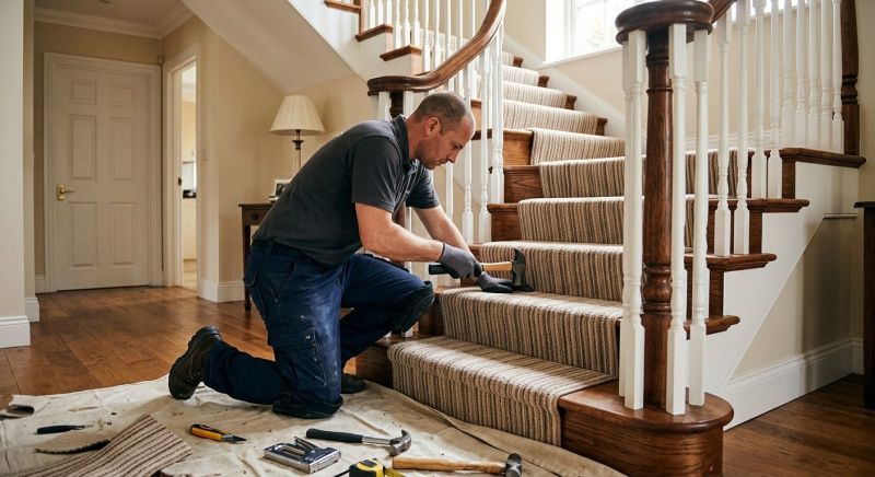Stair Carpet Replacement in Somerset County, NJ