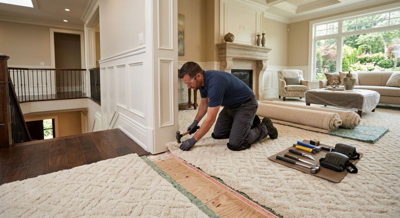 Textured Carpet Installation in Toms River, NJ